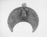Crescent-shaped Form with Animal Set in Center