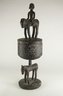 Hemispherical Pedestal Cup with Figures