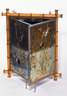 "Gem Bamboo Triplicate" Folding Mirror