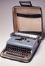 Portable Typewriter with Cover and Carrying Case