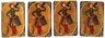 Serbaz or Soldier Playing Card for the Game of Nas