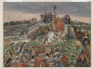 Brooklyn Museum: The Procession Nearing Calvary (Le cortège arrivant au calvaire)