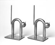 Brooklyn Museum: Cat Bookend, One of Pair