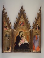 Brooklyn Museum: Madonna of Humility, portable altarpiece