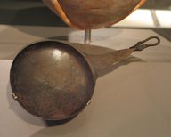 Brooklyn Museum: Ladle or Shallow Pan in Form of Goose's Neck