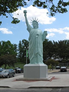 https://www.brooklynmuseum.org/opencollection/objects/163578/Replica_of_the_Statue_of_Liberty_from_Liberty_Storage__and__Warehouse_43-47_West_64th_Street_NYC