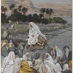 Jesus Sits by the Seashore and Preaches (J&eacute;sus sassied au bord de la mer et pr&ecirc;che)