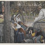 Jesus, Mary Magdalene, and Martha at Bethany (J&eacute;sus &agrave; Bethanie, Marie, Madeleine et Marthe)