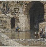 The Blind Man Washes in the Pool of Siloam (Le aveugle-n&eacute; se lave &agrave; la piscine de Silo&euml;)