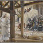 The Jews Took Up Rocks to Stone Jesus (Les juifs prirent des pierres pour lapider J&eacute;sus)
