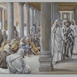 Jesus Walks in the Portico of Solomon (J&eacute;sus se prom&egrave;ne dans le portique de Salomon)