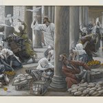 The Merchants Chased from the Temple (Les vendeurs chass&eacute;s du Temple)