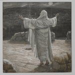 Christ Retreats to the Mountain at Night (J&eacute;sus se retira la nuit sur la montagne)