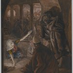 The Third Denial of Peter. Jesus Look of Reproach (Le troisi&egrave;me reniement de Saint Pierre.  Le regard de reproche de J&eacute;sus).