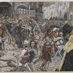 Jesus Led from Caiaphas to Pilate (J&eacute;sus conduit de Ca&iuml;phe &agrave; Pilate)