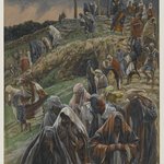 The Crowd Left Calvary While Beating Their Breasts (La foule quitte le calvaire en se frappant la poitrine)