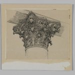 Capital from the Mosque of El-Aksa (Chapiteau de la mosqu&eacute;e dEl Aksa)