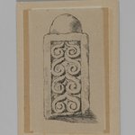 Pillar of Balustrade Found at Jerusalem (Pilier du balustrade, fouilles &agrave; J&eacute;rusalem)