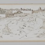 Jerusalem, South-East Corner, Taken from the Road to Bethany (J&eacute;rusalem, angle sud-est, prise de la route de B&eacute;thanie)