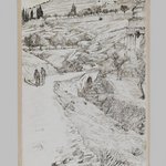 The Bridge of Kedron and the Tomb of Absalom (Le pont de C&eacute;dron et le tombeau dAbsalom)