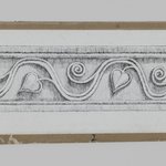 Judaic Ornament (Architectural Fragment with Vine and Heart)