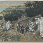 Jesus Heals the Blind and Lame on the Mountain (Sur la montagne J&eacute;sus gu&eacute;rit les aveugles et les boiteux)