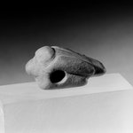 Grey, Incised, Perforated Bird-shaped Charm