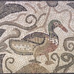 Mosaic of Duck Facing Right