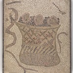 Mosaic of Round Basket with Bread