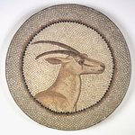 Mosaic of a Gazelle in a Medallion
