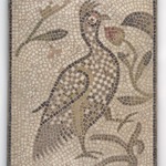 Mosaic of a Bird in a Vine