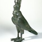 Horus Falcon Wearing Double Crown