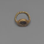 Finger Ring with Glass Bead