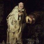 Monk Testing Wine