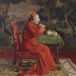 Cardinal Taking Tea