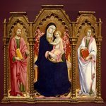Madonna and Child with Saints James Major and John the Evangelist, altarpiece