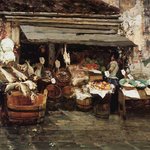 Market Scene in Venice