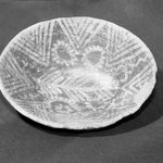 Decorated Oval Bowl