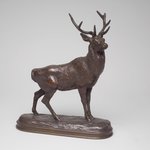 Listening Stag (Cerf qui &eacute;coute)
