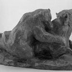 Bull Attacked by a Bear (Taureau terrass&eacute; par un ours)