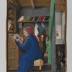 St. Luke Writing in Crown