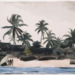 Key West, Negro Cabins and Palms