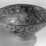 Bowl with Hare and Flying Simurghs (Phoenixes)
