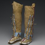 Childs Pair of Beaded Moccasins