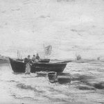 Coast Scene with Fishing Boats