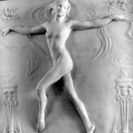 Nude Figure of a Girl Dancing