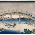 The Festival of Lanterns on Temma Bridge
