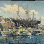 A Whaleship on the Marine Railway at Fairhaven