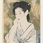 Woman at a Hot Spring Hotel