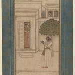 Prince and His Beloved in a Garden